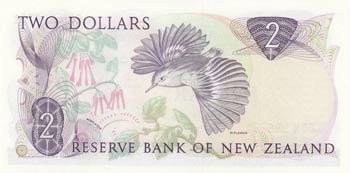 New Zealand, 2 Dollars, 1989, UNC, p170c