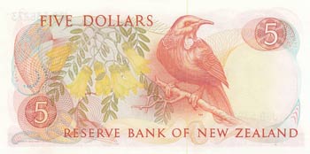 New Zealand, 5 Dollars, 1985, UNC, p171b