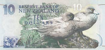 New Zealand, 10 Dollars, 1993, UNC, p178a
