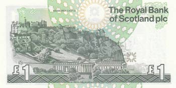 Scotland, 1 Pound, 2001, UNC, p351e