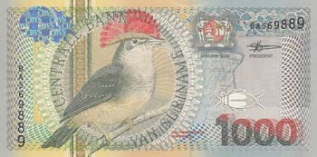 Suriname, 1000 Gulden, ... 