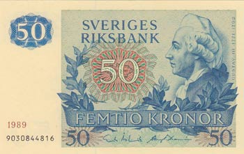 Sweden, 50 Kronor, 1989, ... 