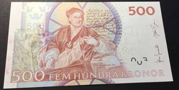 Sweden, 500, Kronor, 2012, UNC, p66