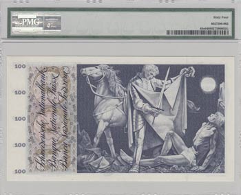 Swetzerland, 100 Franken, 1973, UNC, p49o