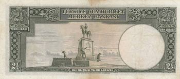 Turkey, 2, 1/2 Lira, 1939, XF-AUNC, p126