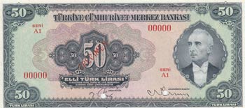 Turkey, 50 TL, 1947, ... 