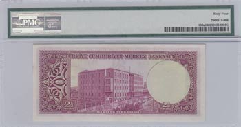 Turkey, 2 1/2 Lira, 1952, UNC, p150