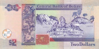 Belize, 2 Dollars, 2011, UNC, p66d