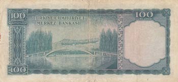 Turkey, 100 Lira, 1956, FINE / VF, p168