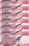 Kenya, 50 Shillings, 2019, UNC, pNew, (Total ... 