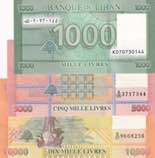 Lebanon, 1.000-5.000-10.000 Livres, ... 