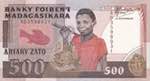 Madagascar, 500 Francs = ... 