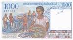 Madagascar, 1.000 Francs=200 Ariary, 1994, ... 