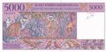 Madagascar, 5.000 Francs=1.000 Ariary, 1995, ... 