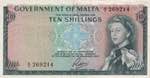 Malta, 10 Shillings, ... 