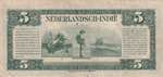 Netherlands Indies, 5 Gulden, 1943, VF(+), ... 