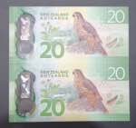 New Zealand, 20 Dollars, 2016, UNC, p193, ... 