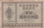 Norway, 1 Krone, 1942, ... 