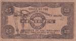 Philippines, 25 Pesos, 1942, VF, pS133