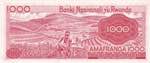 Rwanda, 1.000 Francs, 1976, AUNC, p10c