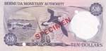 Bermuda, 10 Dollars, 1978, XF(+), p30s, ... 