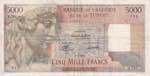 Algeria, 5.000 Francs, ... 