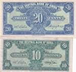 China, 10-20 Cents, 1940, , p226; pp227, ... 