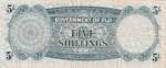 Fiji, 5 Shillings, 1964, VF(-), p51d