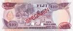 Fiji, 10 Dollars, 1980, UNC, p79s, SPECIMEN