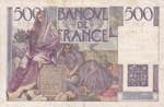 France, 500 Francs, 1946, VF(-), p129a