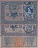 Austria, 1.000 Kronen, (Total 3 banknotes)