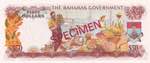 Bahamas, 50 Dollars, 1965, UNC, p24s, ... 