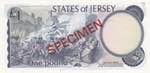 Jersey, 1 Pound, 1976, UNC, p11s, SPECIMEN