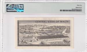 Malta, 1 Pound, 1969, AUNC, p29a