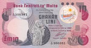 Malta, 10 Liri, 1979, ... 