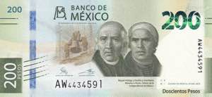 Mexico, 200 Pesos, 2019, ... 