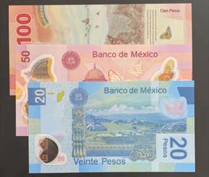 Mexico, 20-50-100 Pesos, 2016/2020, UNC, ... 