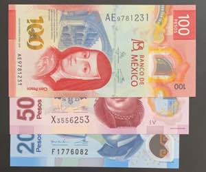 Mexico, 20-50-100 Pesos, ... 