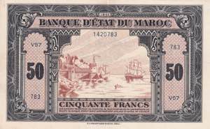 Morocco, 50 Francs, ... 