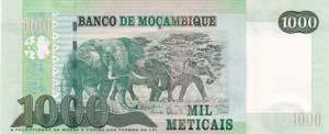 Mozambique, 1.000 Meticais, 2011, UNC, p154a