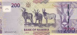Namibia, 200 Namibia Dollars, 2012, UNC, p15a