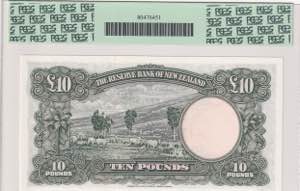 New Zealand, 10 Pounds, 1967, UNC, p161