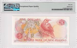 New Zealand, 5 Dollars, 1985/1989, UNC, p171b