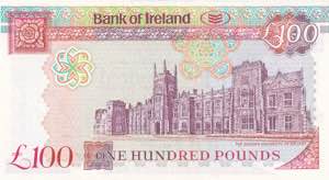 Northern Ireland, 100 Pounds, 1995, AUNC(-), ... 