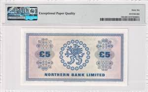 Northern Ireland, 5 Pounds, 1974/1976, UNC, ... 
