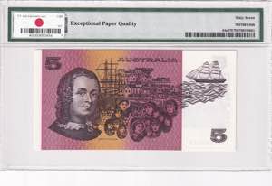Australia, 5 Dollars, 1985, UNC, p44e