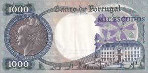 Portugal, 1.000 Escudos, 1967, XF(+), p172a