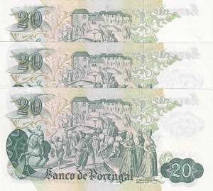 Portugal, 20 Escudos, 1971, UNC, p173, ... 