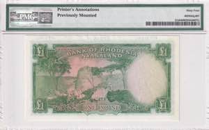 Rhodesia & Nyasaland, 1 Pound, 1961, UNC, ... 