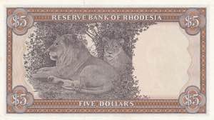 Rhodesia, 5 Dollars, 1978, UNC(-), p36b